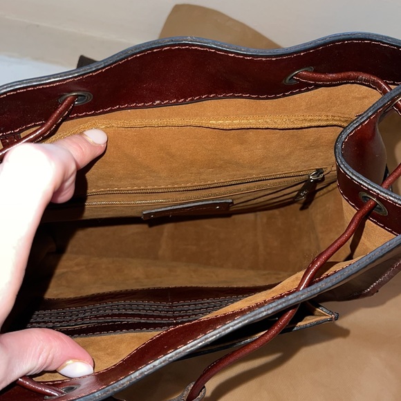 Patricia Nash Bags Nwot Patricia Nash Leather Backpack With Decal